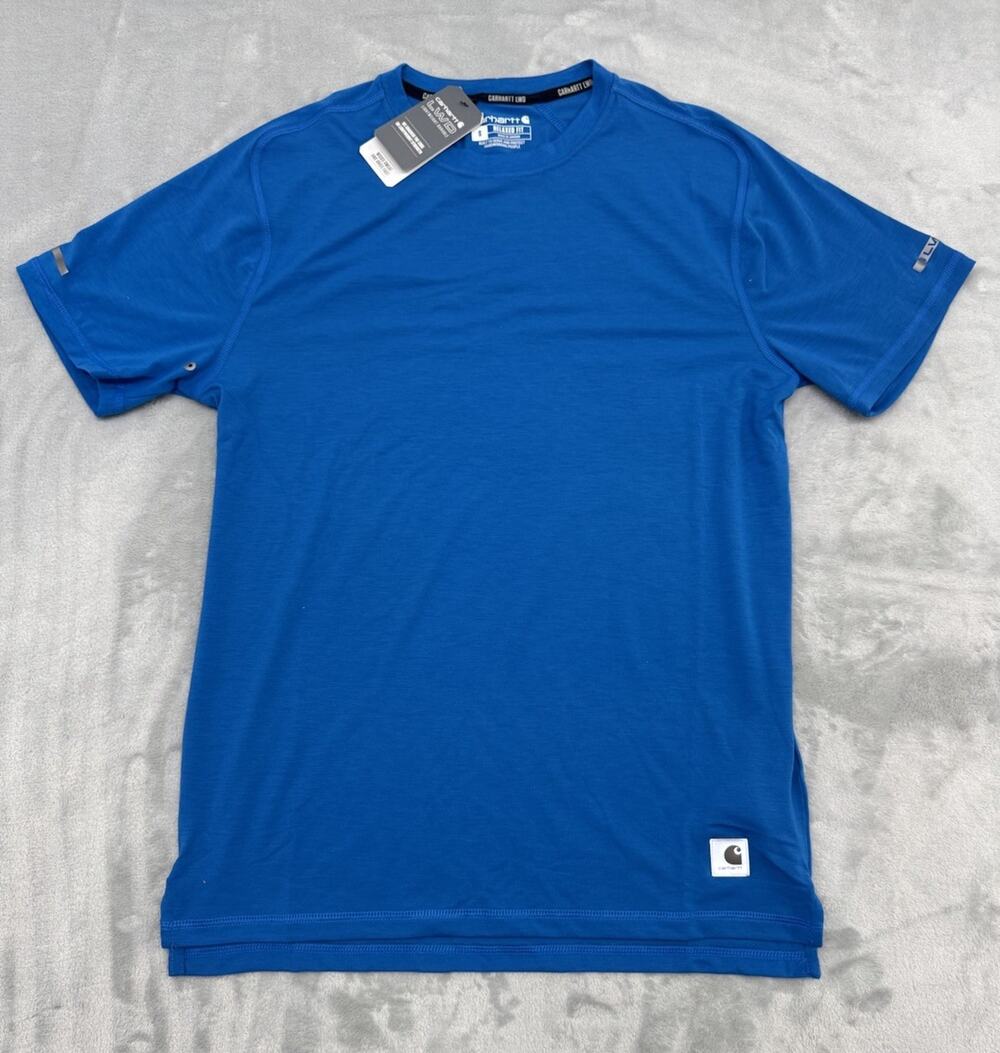 NEW Carhartt Force Shirt Mens Medium Relaxed Fit Lightweight Crew Neck Workwear